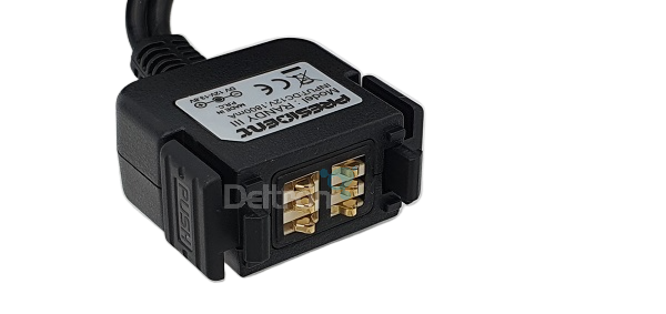 12V voedingskabel voor President Randy III met externe antenneconnector