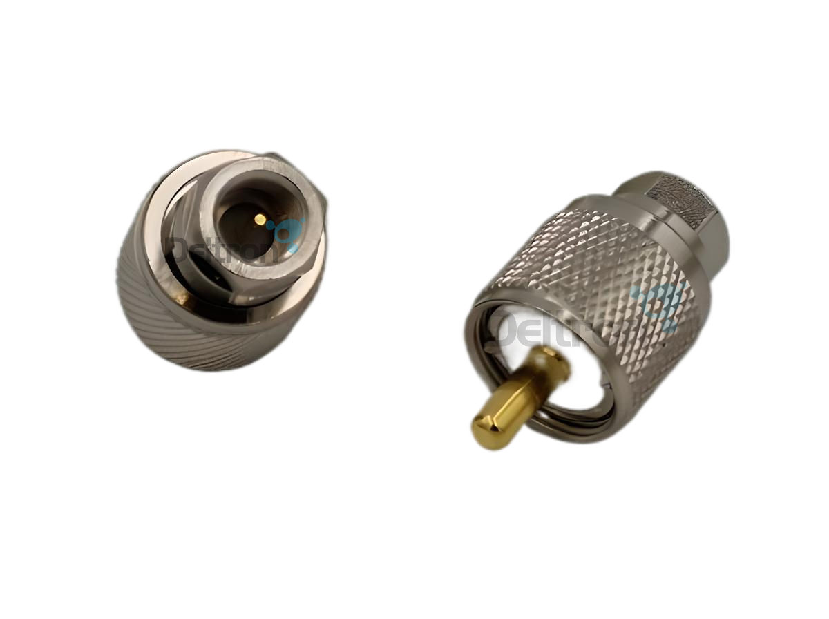 President adapter van FME-Male naar UHF-Male (PL-259) met vergulde aansluitingen