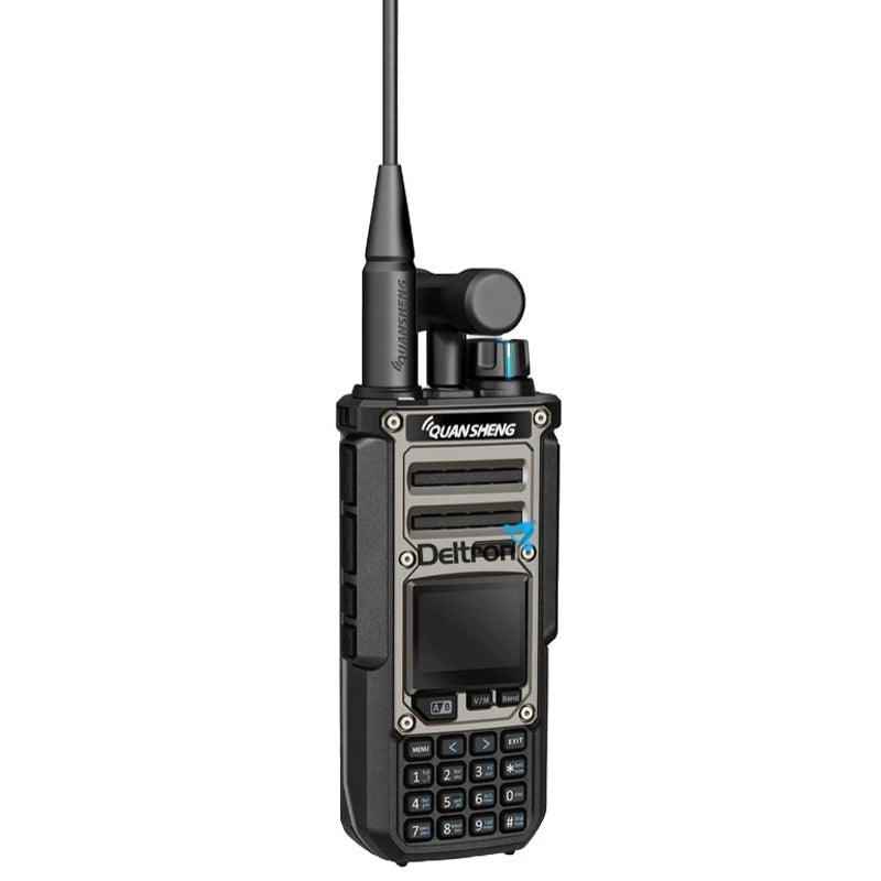 Quansheng TK11(8) is een multiband handheld transceiver voor AM, FM én SSB, met spectrum analyzer en een vermogen van 10W