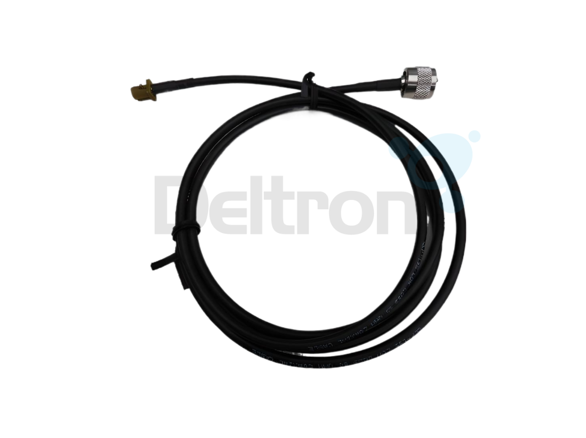 Adapterkabel RG58 180cm met een UHF-Male en Fakra-Male connector