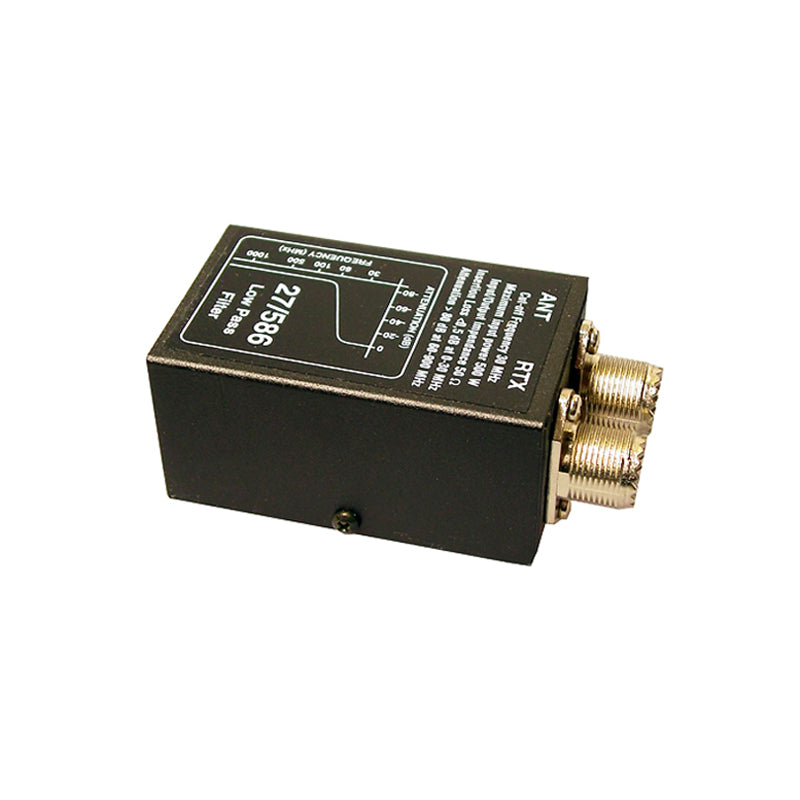 Bovenkant van de RM 27/586 low pass filter