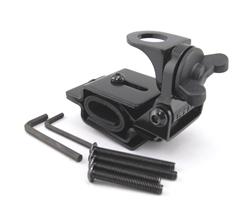 Comet RS-660U zwarte dakrailhouder, compatibel met rails van 35-56 mm breed