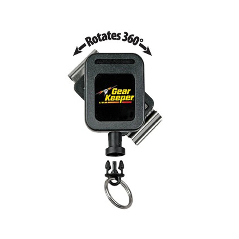 Gear Keeper RT4-5856 oprolsysteem voor sleutels, ID-badge, toegangspas en meer met roterende riemclip