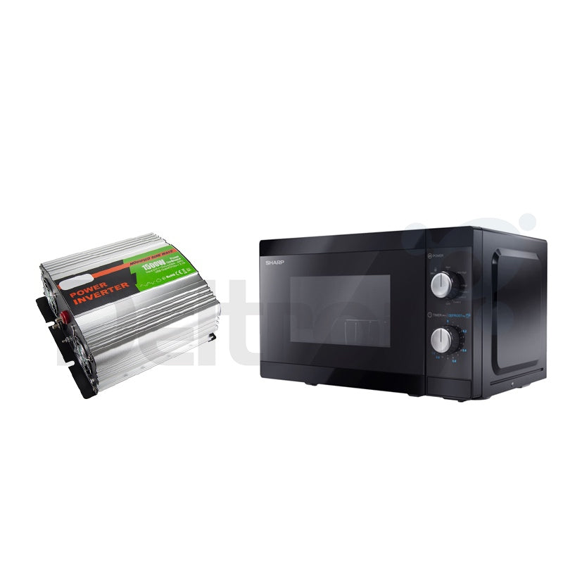 Sharp truckmagnetron set met omvormer voor gebruik in vrachtwagen