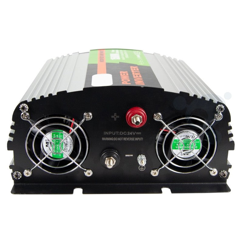 24/230V 1500W omvormer voor in de vrachtwagen, camper of boot met afstandsbediening