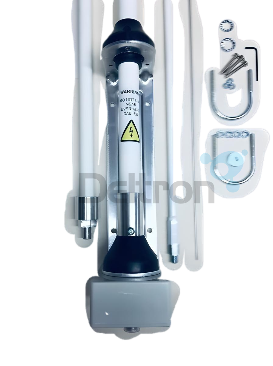 Sigma HF-360XP Top Band hoog vermogen antenne voor 6M, 160M en 10M met meegeleverde accessoires