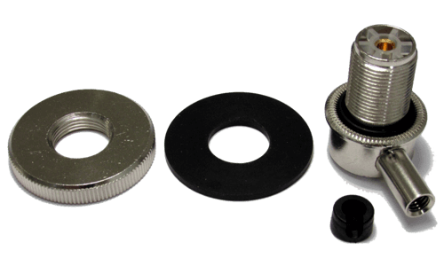 Sirio SO-239 haakse PL-mount voor RG58 coaxkabel, SI 2505300.00