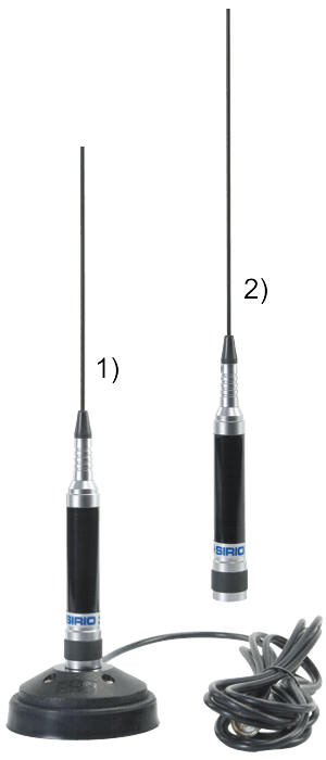Sirio Silver90 mobiele 27MC antenne verkrijgbaar met PL-aansliuting en met magneetvoet