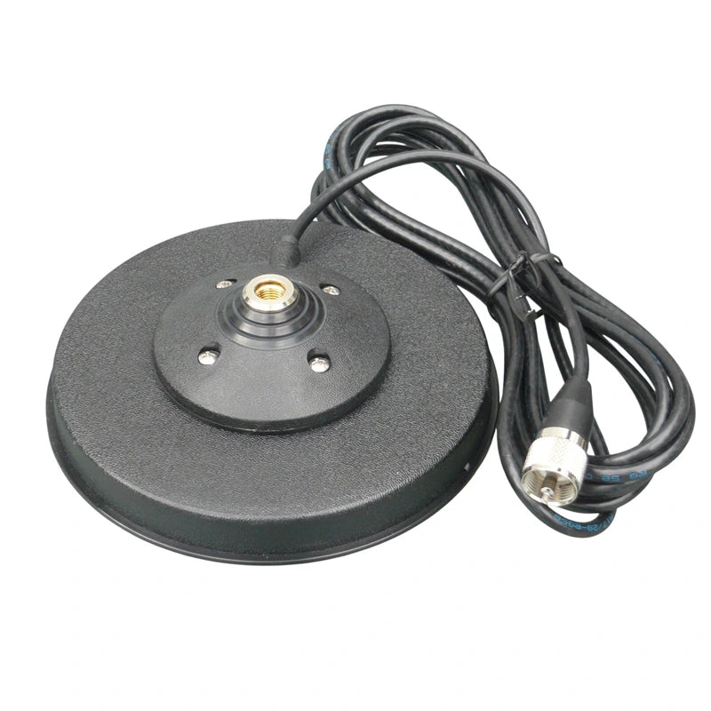 Base Magnetica Sirio DV MAG 145S Per Antenna Radio CB HF Diametro 160 Mm Con Cavo RG58 3,6 M