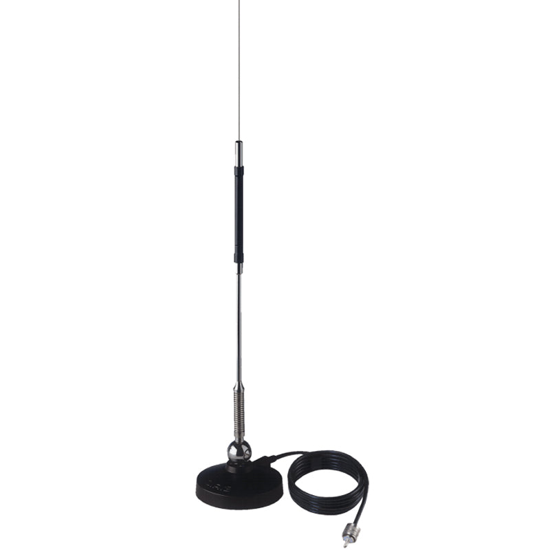 Sirio mini mag 27 mobiele magneetvoet antenne voor 27MC met coaxkabel en PL259 plug