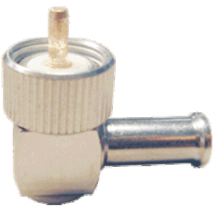 DV Angle plug RG58