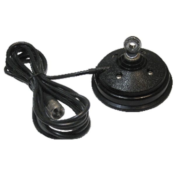 Sirio PM-100S magneetvoet met DV-aansluiting. Geleverd met RG58 en PL-259