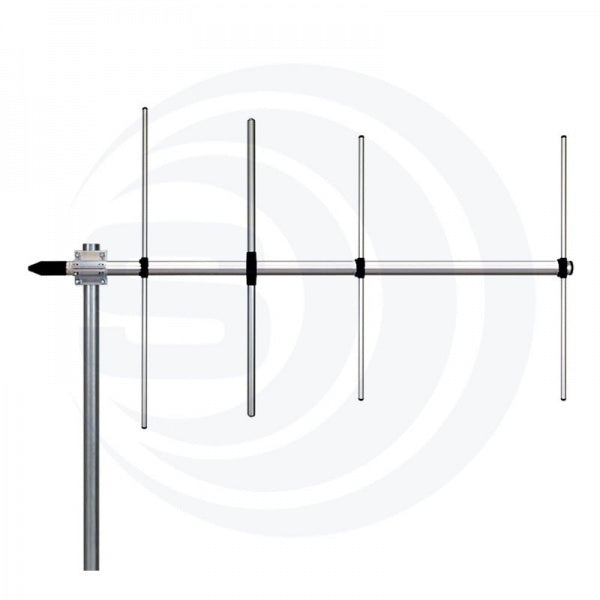 Sirio WY 136-4N 4-element Yagi-antenne voor basisstations en draadloze communicatie binnen het 136-174 MHz frequentiebereik.