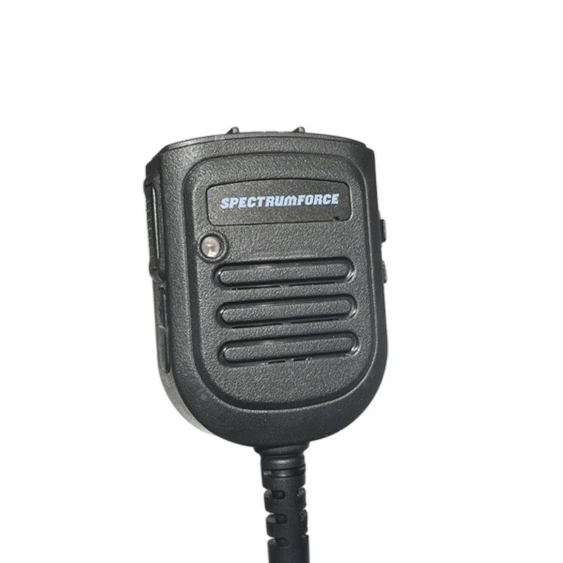 draagbare speaker mic voor scanners met volumeregeling en LED-lampje