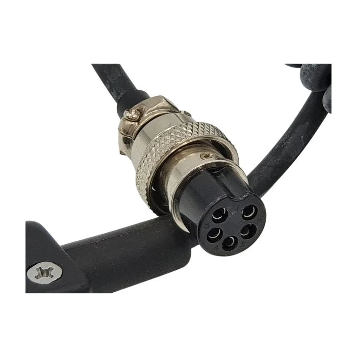 Super Star shooter gouden handmicrofoon in de vorm van een pistool met een 5-pins connector