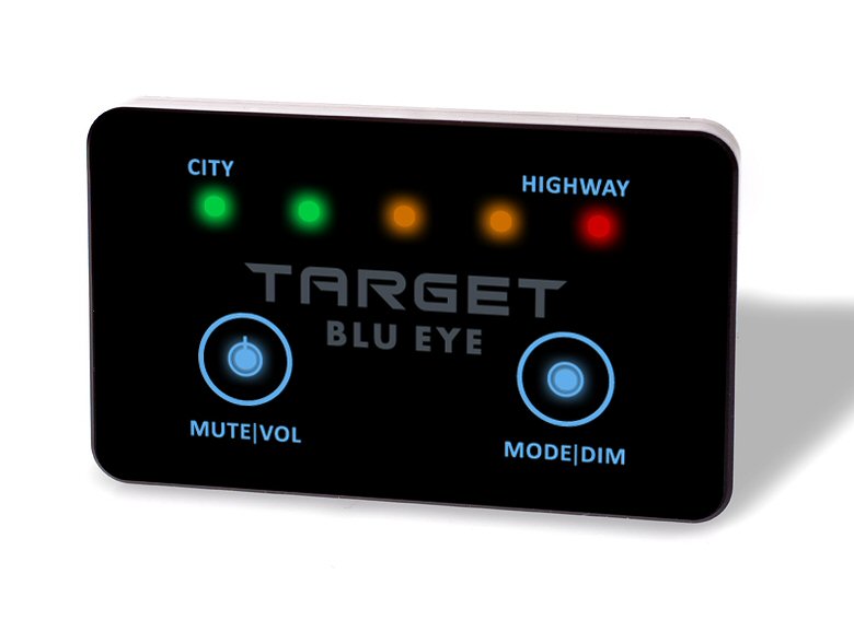 Target Blu Eye los display voor detectie en waarschuwing bij naderende C2000 voertuigen