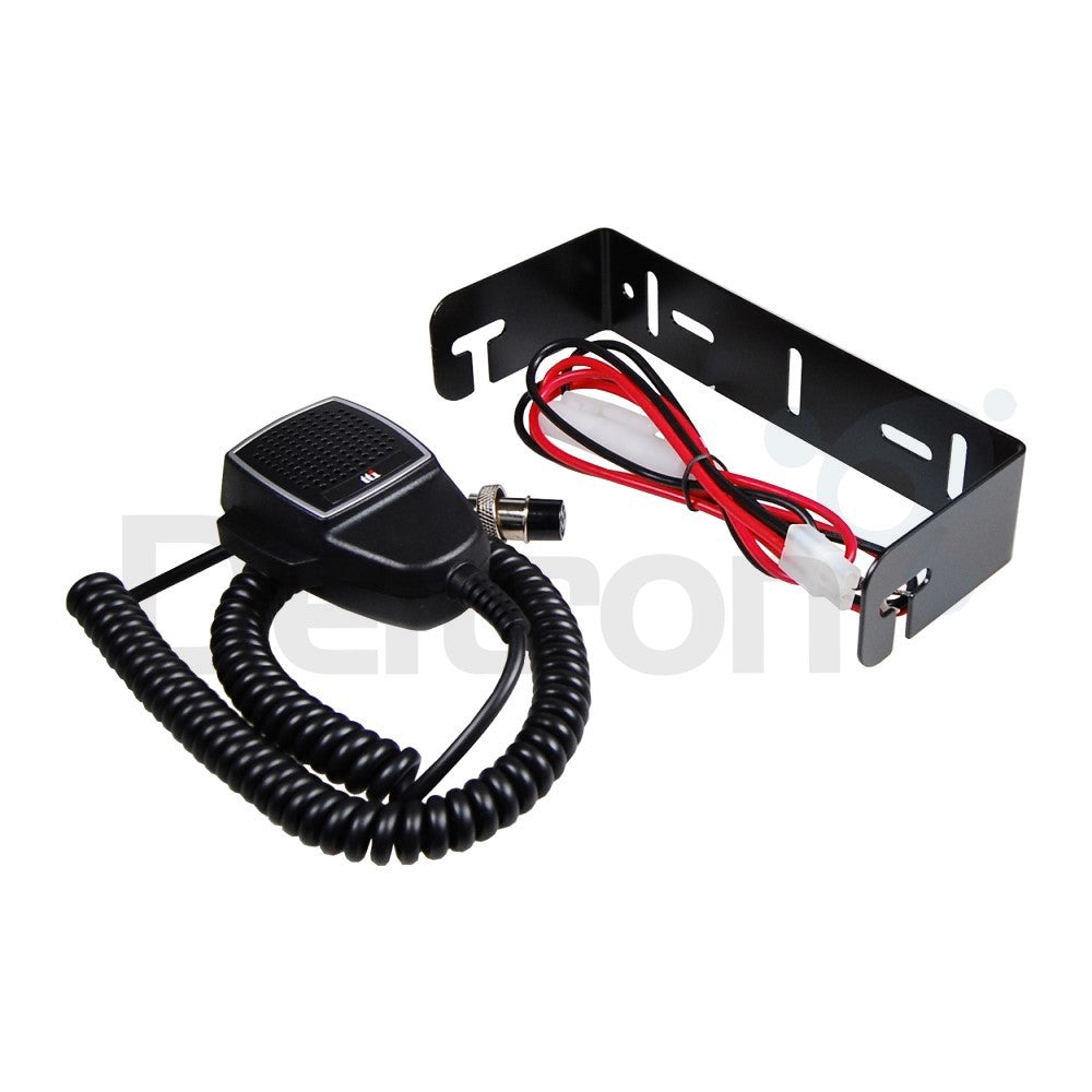 TTI TCB-900 EVO accessoires, bevestigingsbeugel, voedingskabel en handmicrofoon