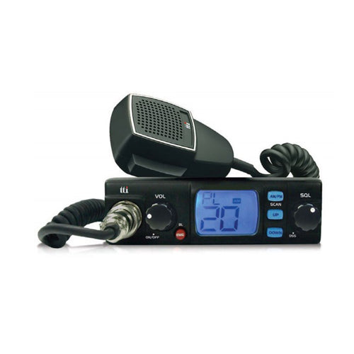 TTI TCB-560 EVO beschikt over VOX, Noise blanker, Dynamische squelch en een groot display met instelbare achtergrondverlichting 