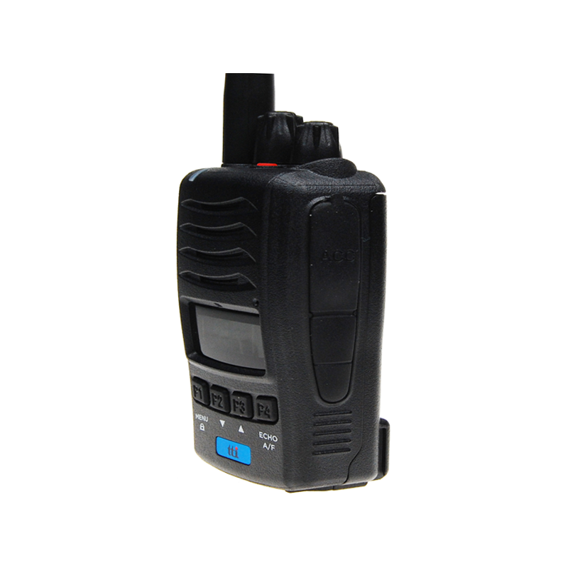 TTi TCB-H100E 27MHz transceiver zijkant portofoon