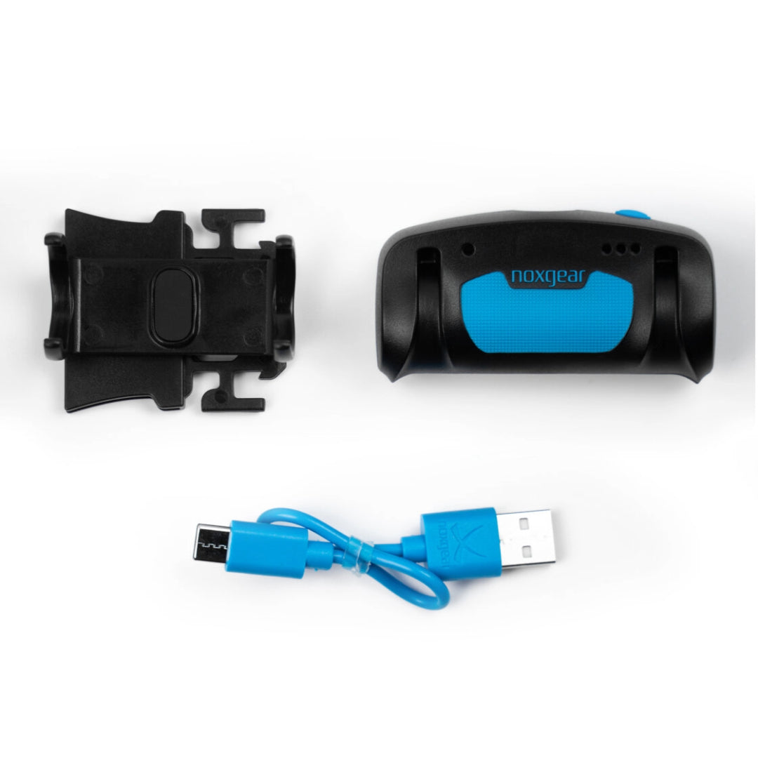 Noxgear Tracer lamp met de standaard meegeleverde accessoires