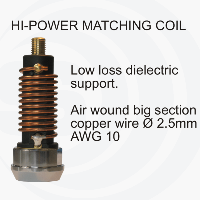 Uitleg Sirio Hi-power matching coil - hoog vermogen antennespoel