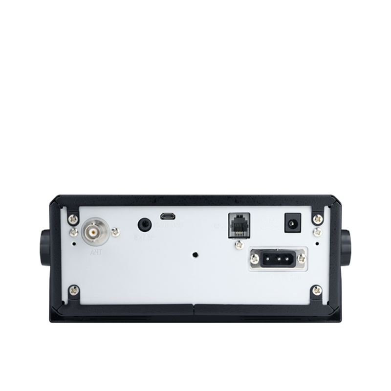 Uniden SDS-200E Trunk-Tracker X scanner achterzijde met aansluitingen