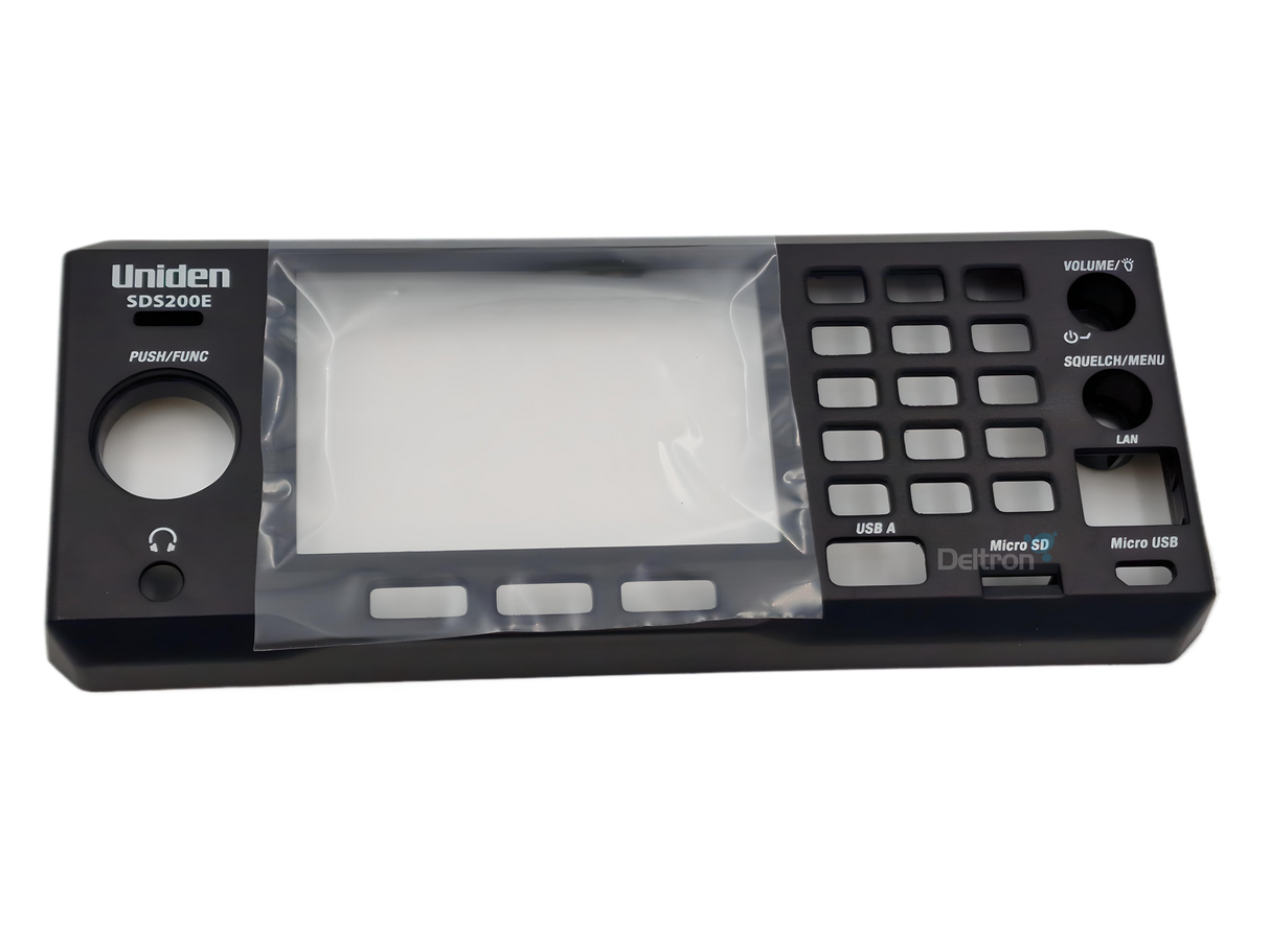 Uniden SDS200E scanner - voorzijde behuizing ter vervanging bij schade of krassen