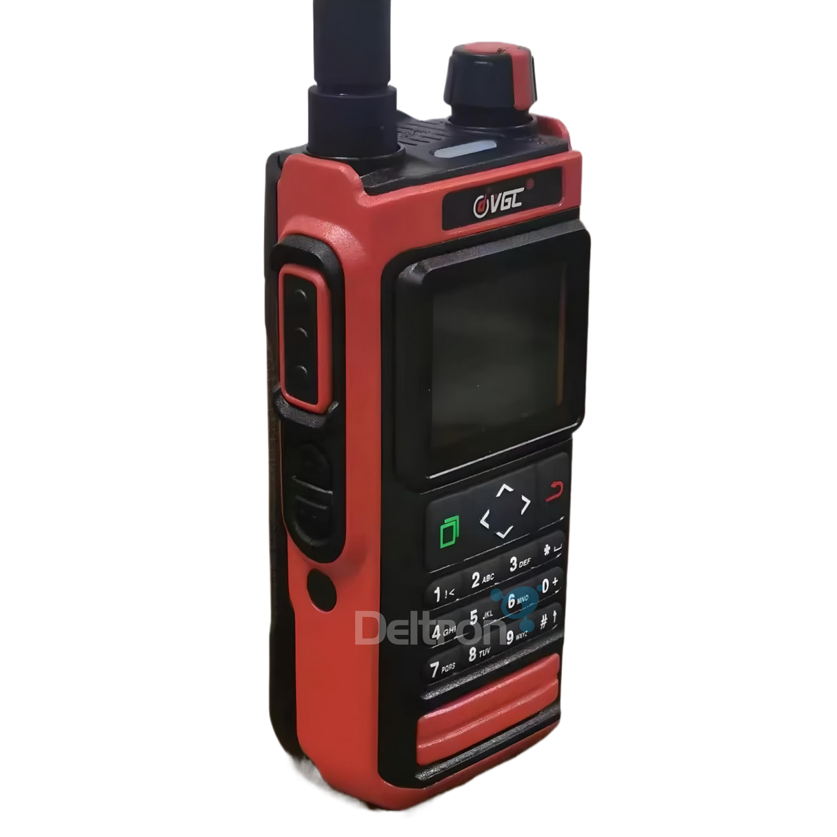 Vero VGC-VR-N76 portofoon in de kleur rood met zwart