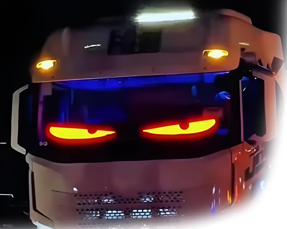 RGB LED Devil Eyes 60x12