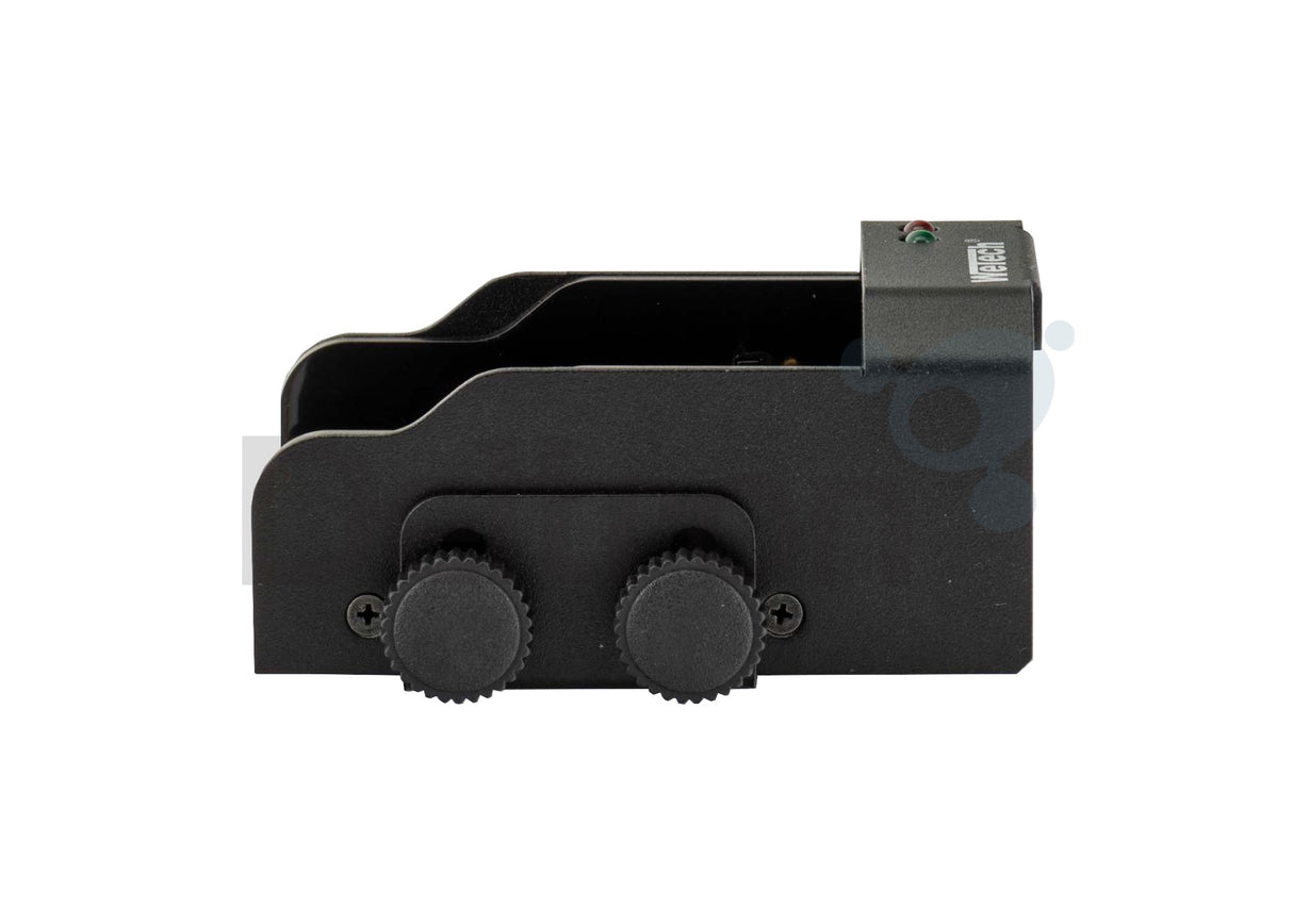 Zijkant van de WeTech WTC-190S autolader voor Kenwood KNB-45L en KNB-69L accu's