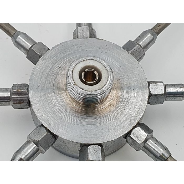 Contragewicht, radialenset voor mobiele 27MC, UHF, HF en VHF antennes met UHF-Female (SO-239)