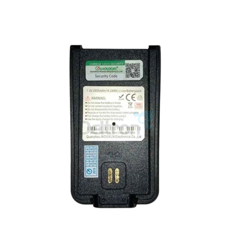 Wouxun BLO-016 accu voor Wouxun KG-968, KG-988, KG-D828 en KG-UV8H portofoons