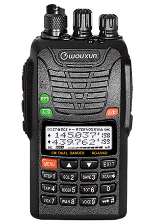 Wouxun KG-UV6D dualband portofoon met LCD-displa