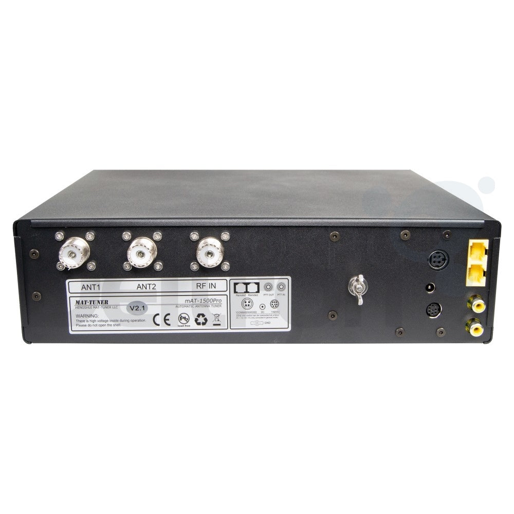 mAT-1500 PRO tuner 1.8–54 MHz met geheugenfunctie en PL-aansluitingen