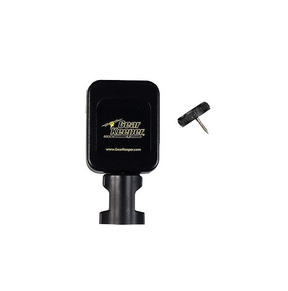 Detailfoto van de RT4-5622 rolmaat retractor met schroefpin om aan de binnenkant van een zakje aan een veiligheidsvest te bevestigen