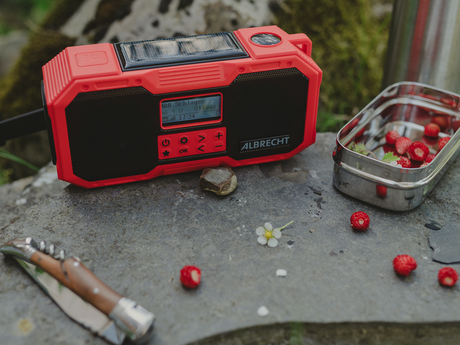 Opwindbare noodradio voor buiten en binnen gebruik