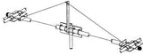 Maco MBSK stacking kit voor Maco Yagi beam modellen M104C t/m M107C 