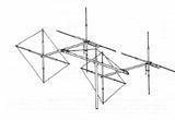  Maco YQSK stacking kit voor extra versterking op je Maco Yagi beam antenne