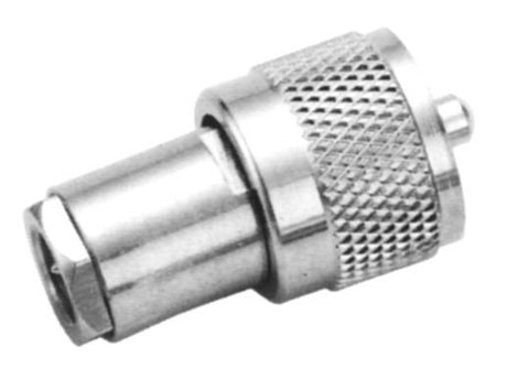 Verloop connector UHF-Male (PL-259) naar FME-Male
