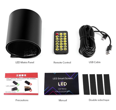 LED Devil eyes of led strip met ogen set met alle meegeleverde accessoires