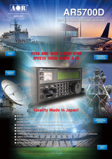 Pagina 1 van de AOR AR5700D desktop scanner brochure