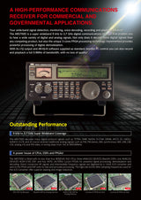 Pagina 2 van de AOR AR5700D basis radioscanner brochure