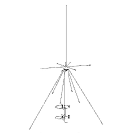 Telescopische antenne SMA 75 MHz van 1 GHz (ANT500 Telescopische antenne SMA 75 MHz van 1 GHz (ANT500