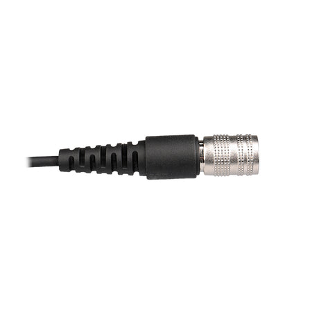Syncro headset connector 6-pins Hirose van opzij gezien
 