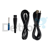 Accessoires van de HanRongDa HRD-802 wereldontvanger met uitgebreide bandbreedte van FM, AM tot SW, VHF/UHF en airband