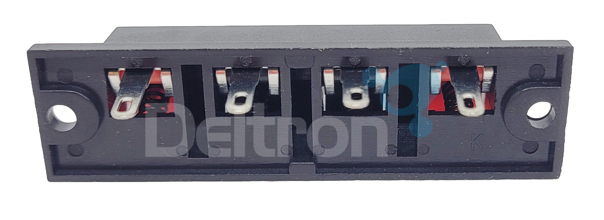 Achterzijde van de K-PO SPS-30II en SPS50II los front paneel als vervangingsonderdeel 