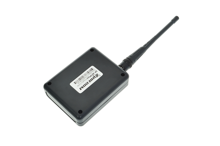 Achterkant van de Surecom SF-401 Plus frequentie counter