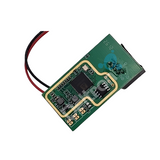 Detailweergave achterkant van de PCB-module behorende bij de interface set voor de 8001 Pro SSB en 27MHz transceiver