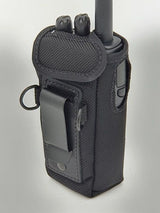 Achterzijde kenwood KLH-197NC portofoontasje voor de Kenwood TK-3501E 