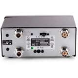 Achterzijde van de Moonraker SWR-1000 SWR meter met aansluitingen